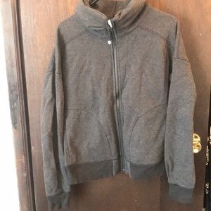 Grey Lululemon funnel neck jacket